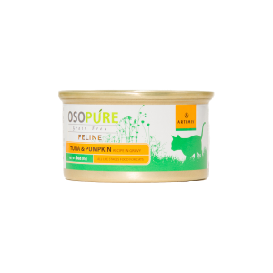 OSOPURE Grain Free Tuna & Pumpkin In Gravy Flaked Canned Cat Food