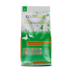 Osopure Grain Free Duck & Garbanzo Beans Dry Dog Food